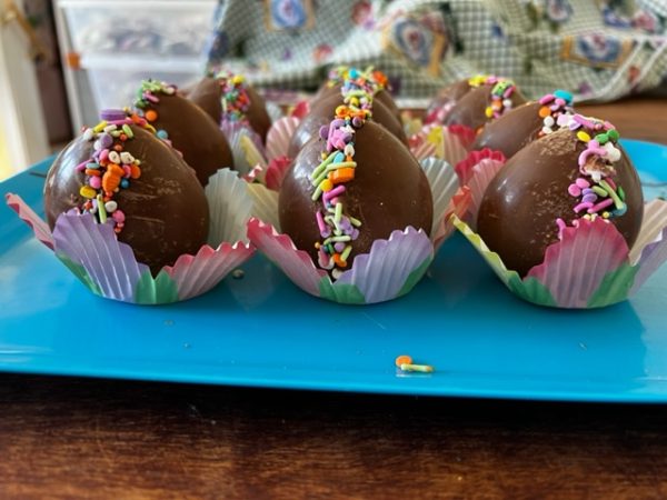 Candy Filled Chocolate Egg - Wicked Good Treats